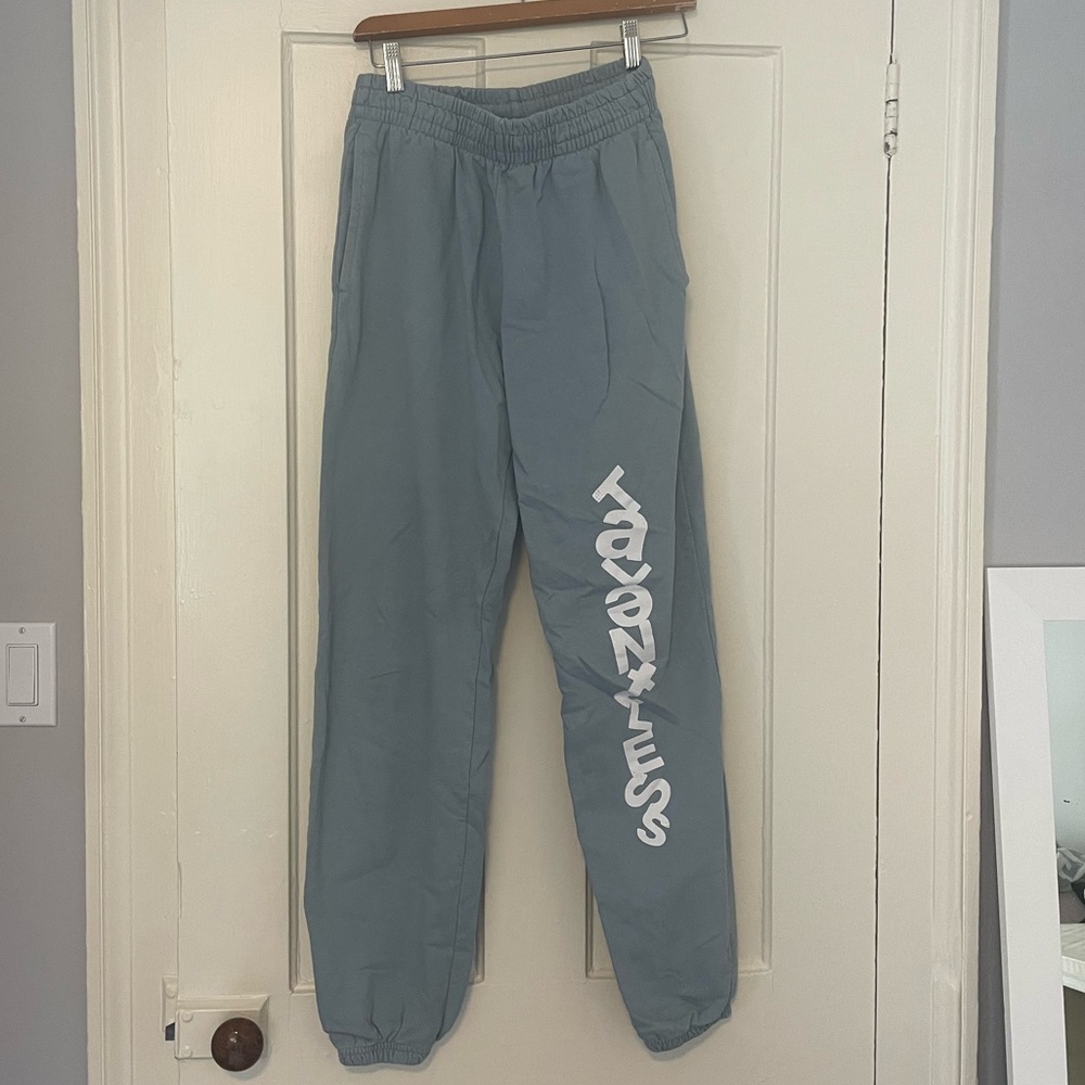 Talentless blue lettered sweatpants